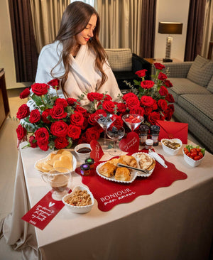 A Breakfast Surrounded by Flowers, For Her