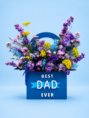 Best Dad Ever – Blue Keepsake Box