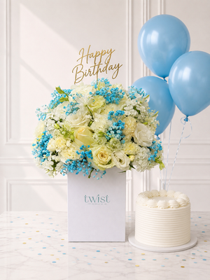 Birthday in Blue