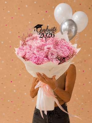 Peony Dreams Graduation Bouquet
