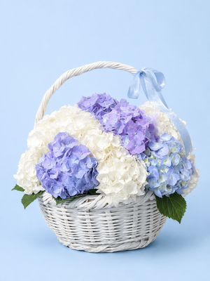 Lavender Garden Basket