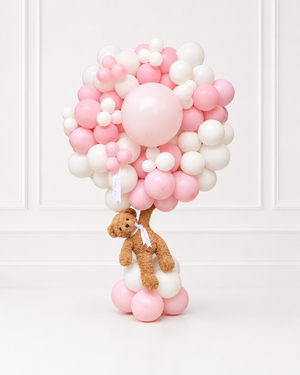 Pink Balloons & Teddy