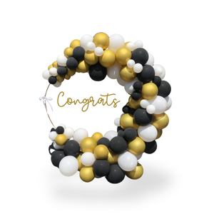 Congrats Gold Balloons