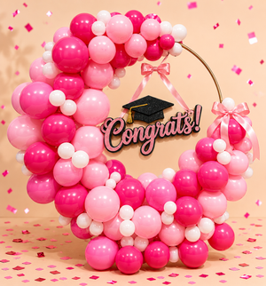 Pink Arc Balloons