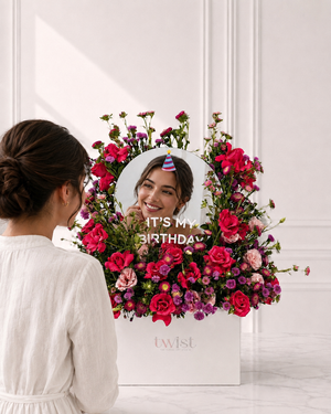 Floral Mirror Box