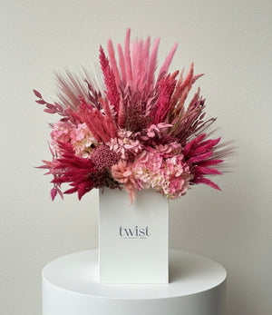 Pink dried